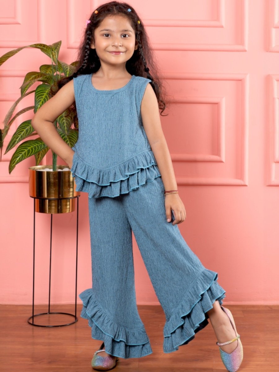 Bebe Unicorn Casual Scrumble Coord Set for Girls - Bebe Unicorn