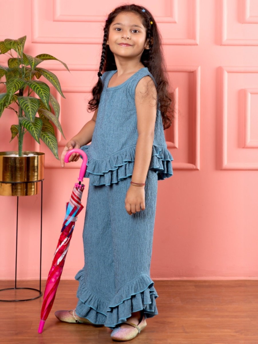 Bebe Unicorn Casual Scrumble Coord Set for Girls - Bebe Unicorn