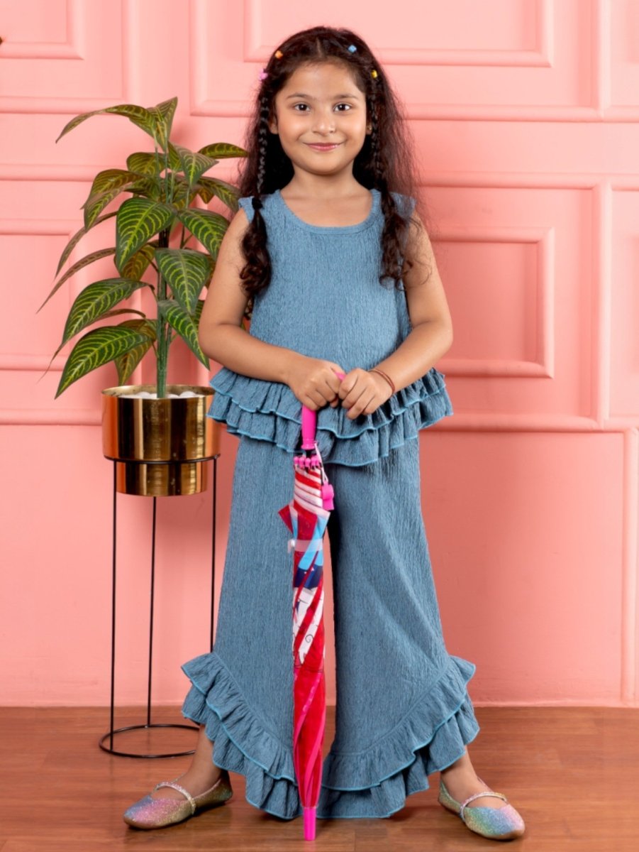 Bebe Unicorn Casual Scrumble Coord Set for Girls - Bebe Unicorn