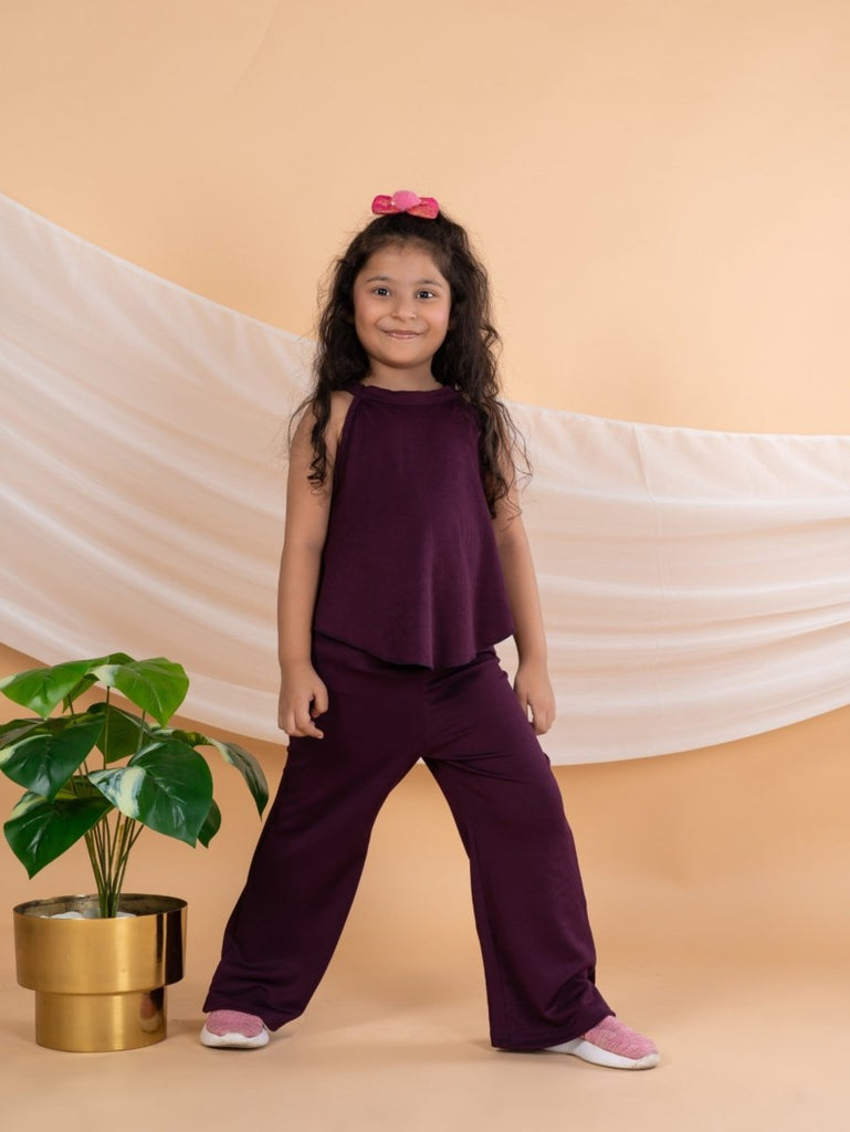 Bebe Unicorn Girls Wine Color Coord Set - Bebe Unicorn