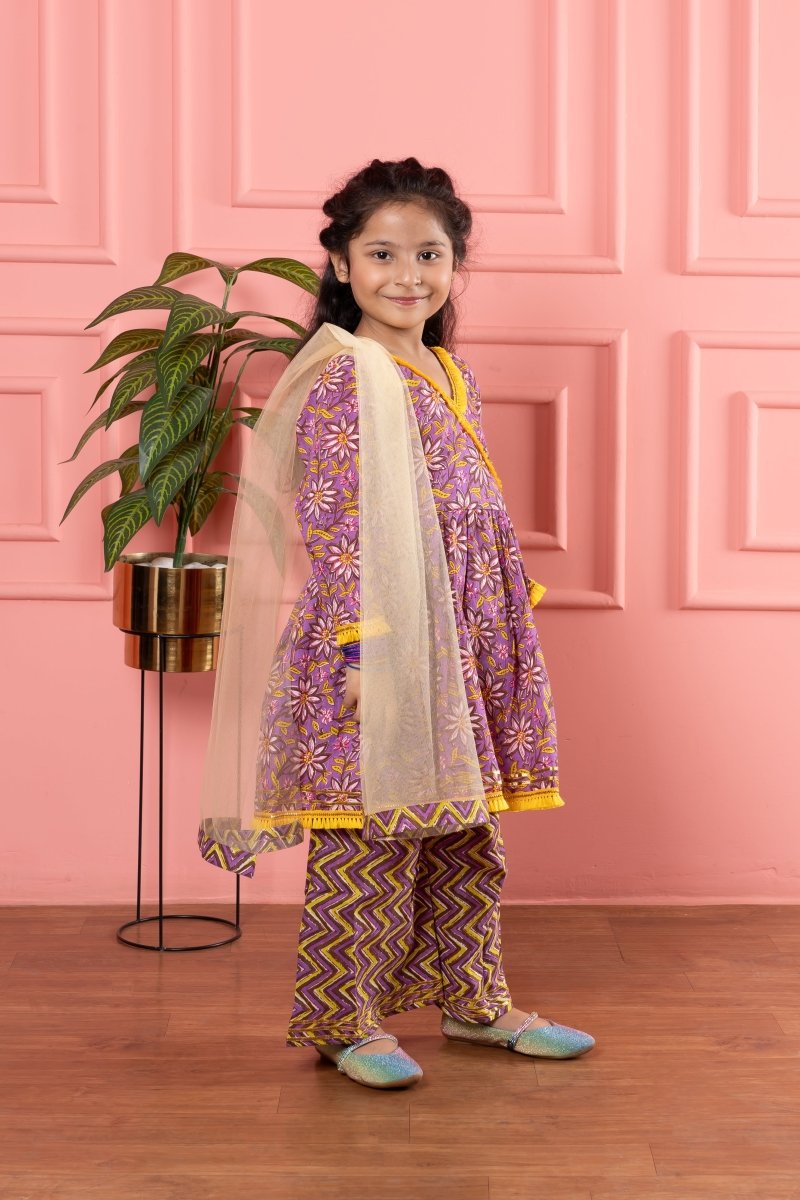 Ethnic Wear for Girls - Sibling Sets (Rakhi) Diwali Ethnic Wear - Bebe Unicorn