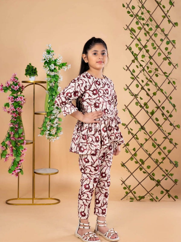 Fairy Tale Peplum Duo - Bebe Unicorn