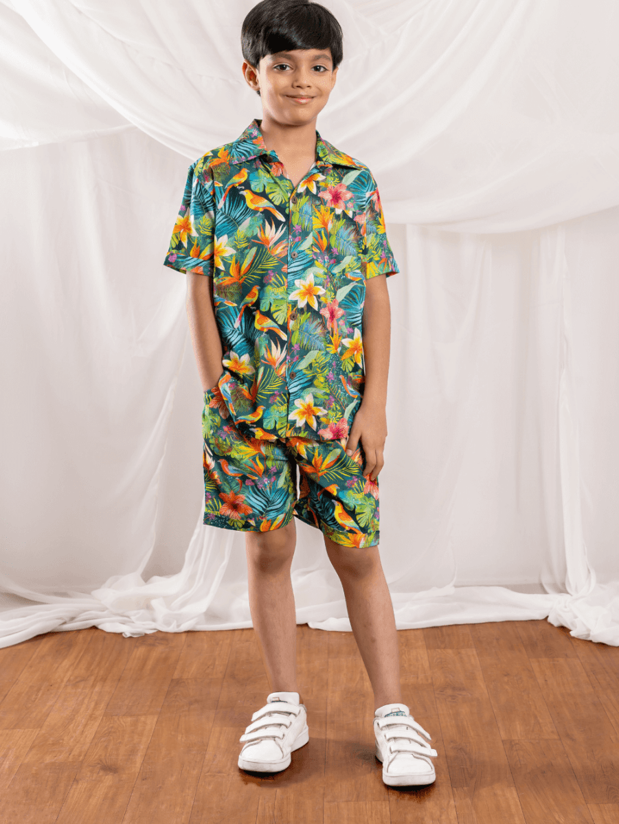 Floral Paradise Co - ord Set - Bebe Unicorn