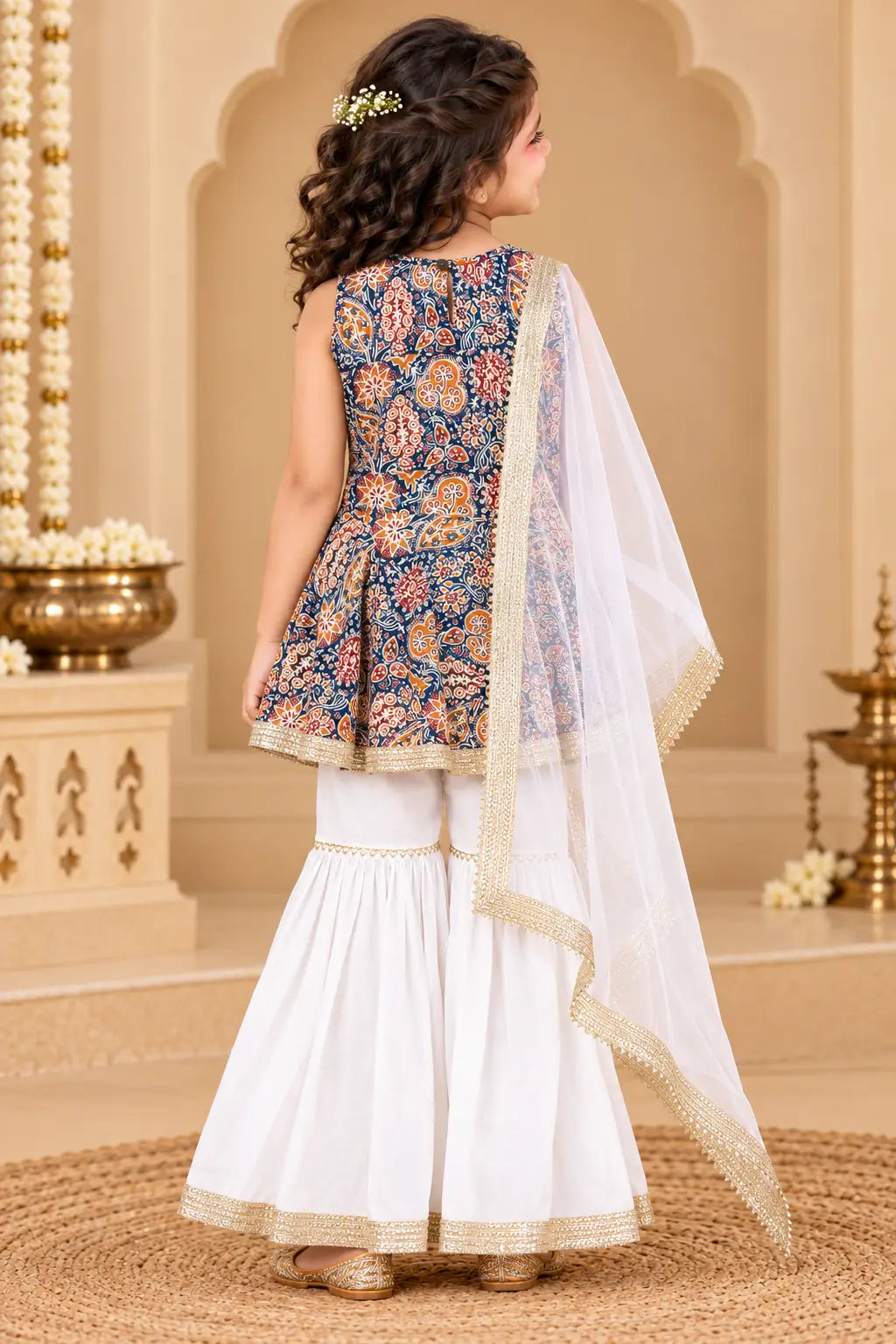 Sharara Suit for Girls - Elegant Party Wear Outfit (2-8Y)