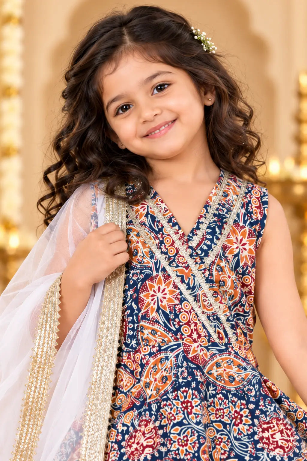 Sharara Suit for Girls - Elegant Party Wear Outfit (2-8Y)