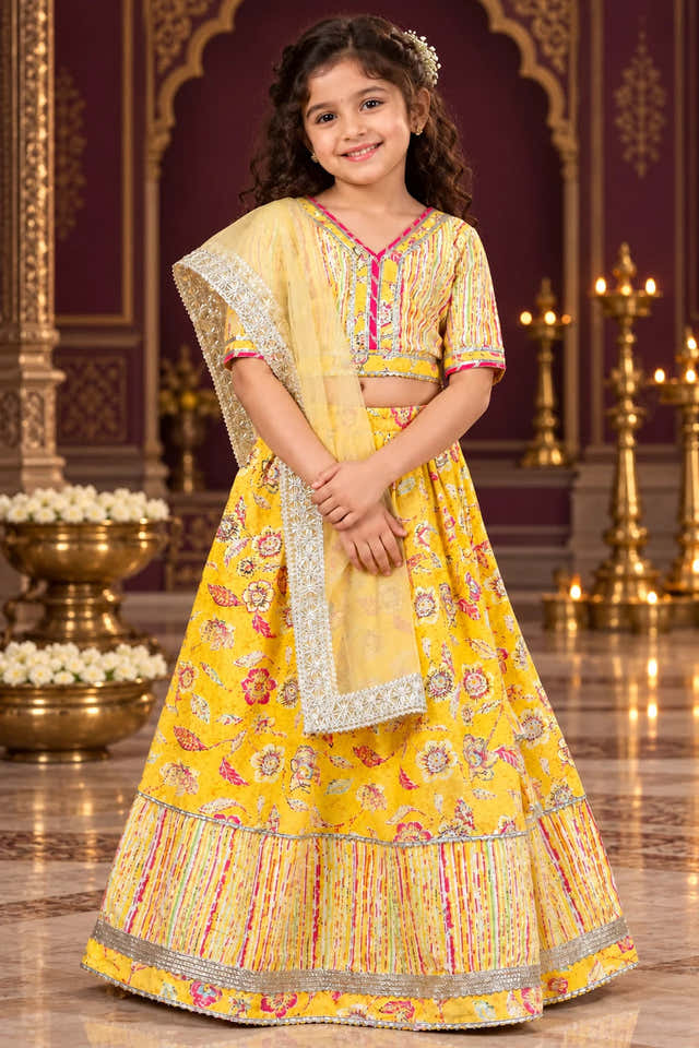 Girls Lehenga Choli with Dupatta