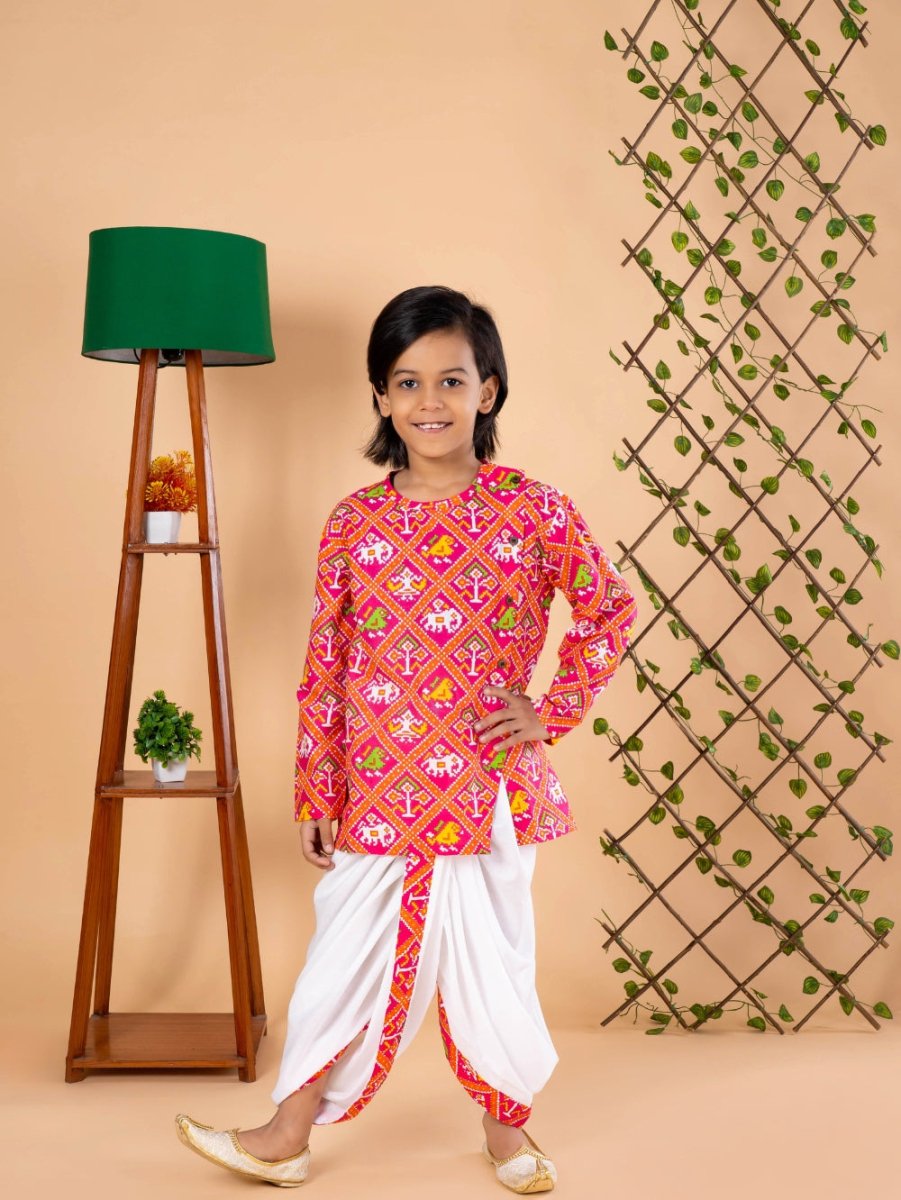 Jaipur Magic Kurta & Dhoti - Bebe Unicorn