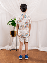 Junior White Co - ord Set - Bebe Unicorn