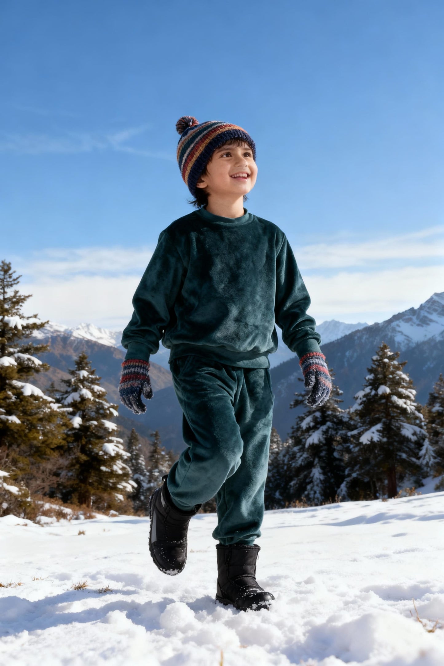 Bebe Unicorn Gender Neutral Super Soft Coord Sets Green