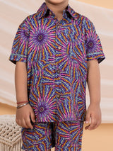 Mandala Print Viscose Co - ord Set - Bebe Unicorn