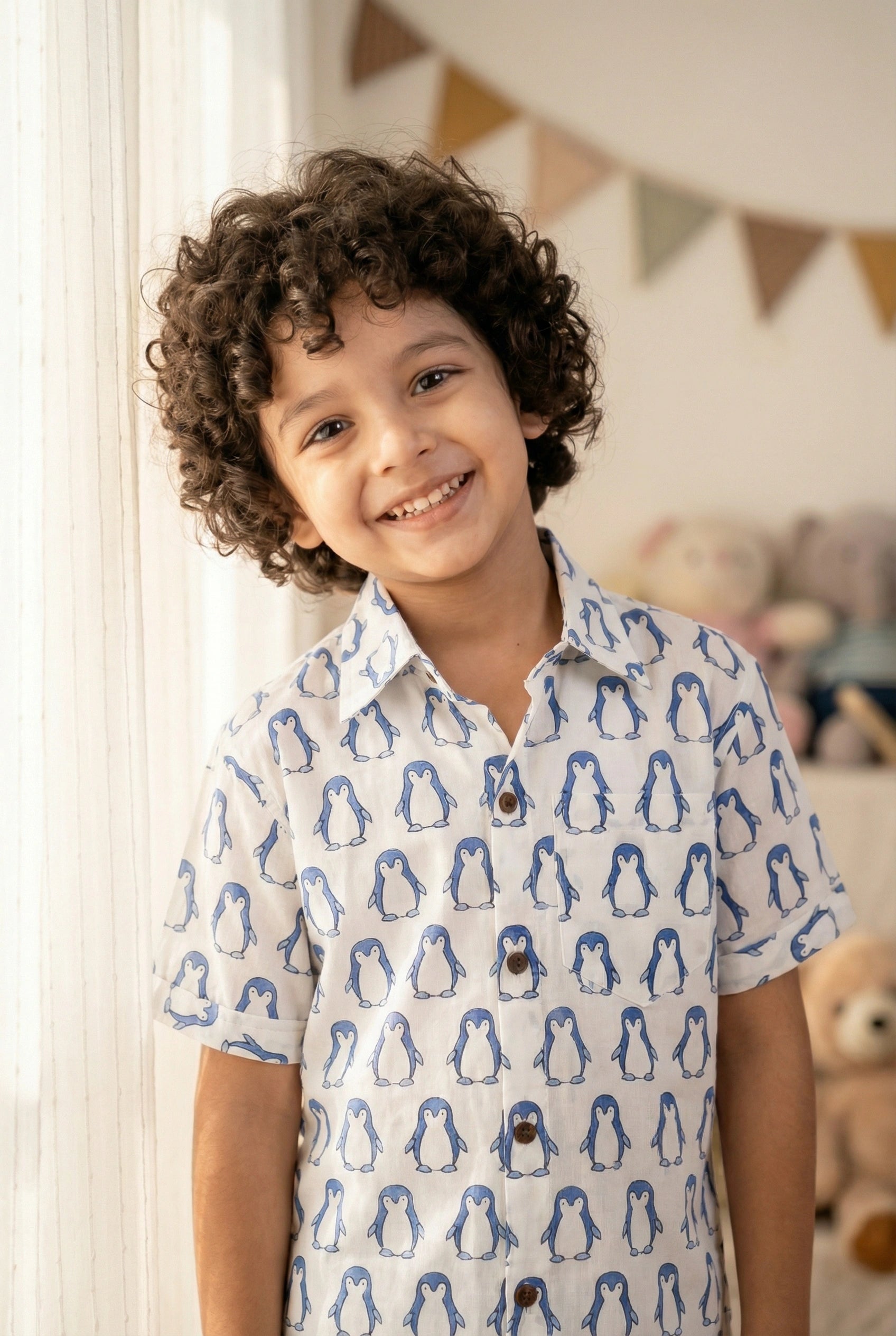 Blue and White Bliss Trendy Co-Ord Set