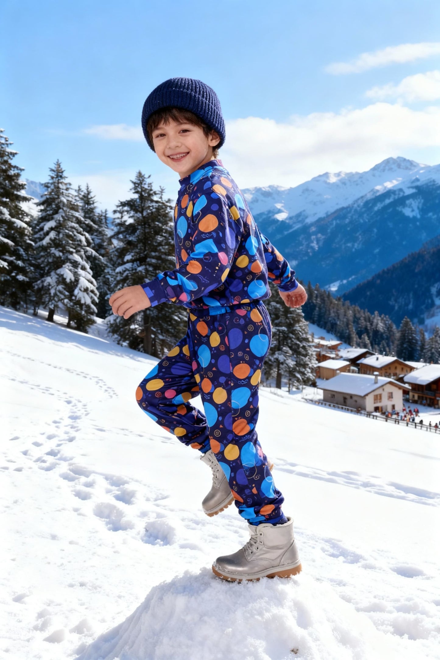 Bebe Unicorn Gender Neutral Looper Coord Set (Geometric)