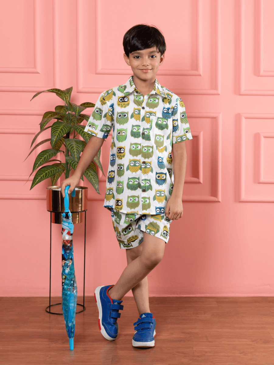 Stylish Owl Co - ord Set - Bebe Unicorn