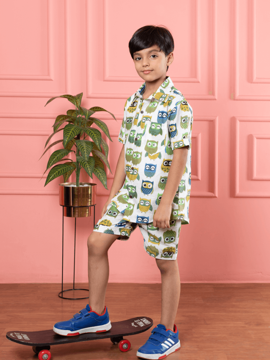 Stylish Owl Co - ord Set - Bebe Unicorn