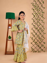 Twirl and Twinkle Peplum Set - Bebe Unicorn