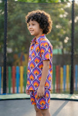 Regal Peacock Co-ord Set