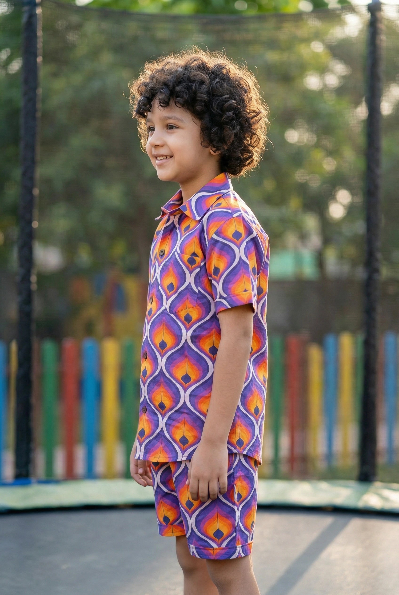 Regal Peacock Co-ord Set