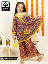 Vibrant Angrakha Palazzo Combo - Bebe Unicorn